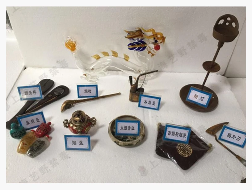 吸毒工具展示（古代）｜产品参考图