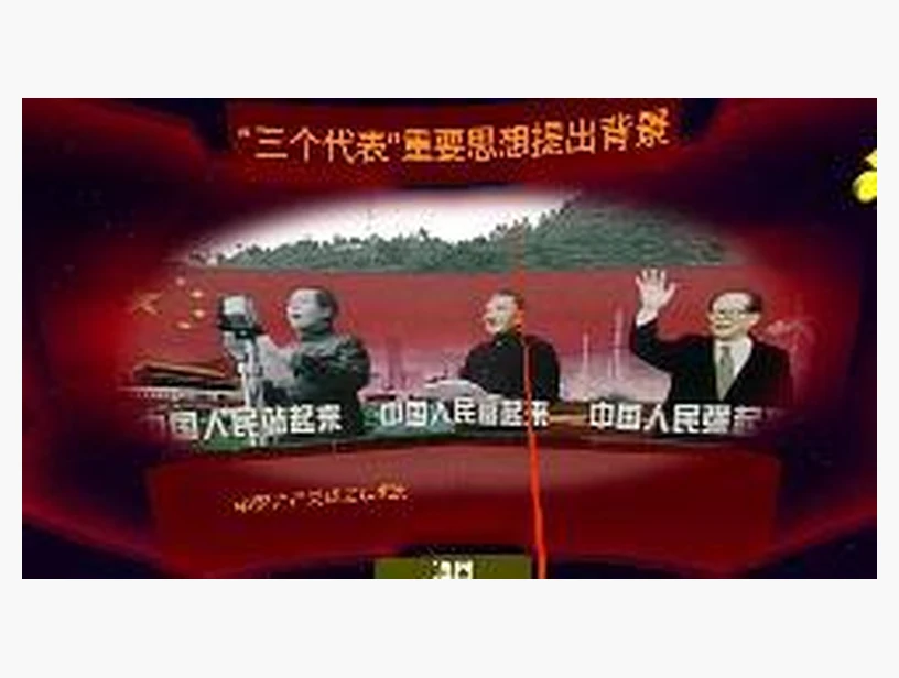 “三个代表”重要思想提出背景｜产品参考图