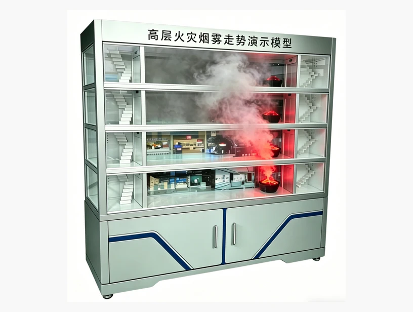 火灾烟雾走势及防排烟演示系统｜产品参考图