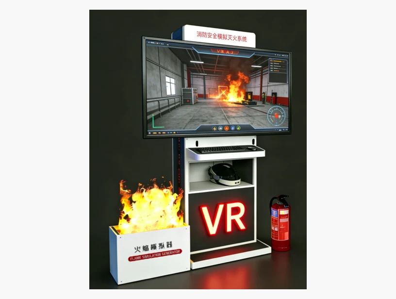 VR/MR虚拟灭火体验｜产品参考图