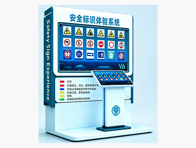 安全标志识别机A款（灯箱款）｜产品参考图