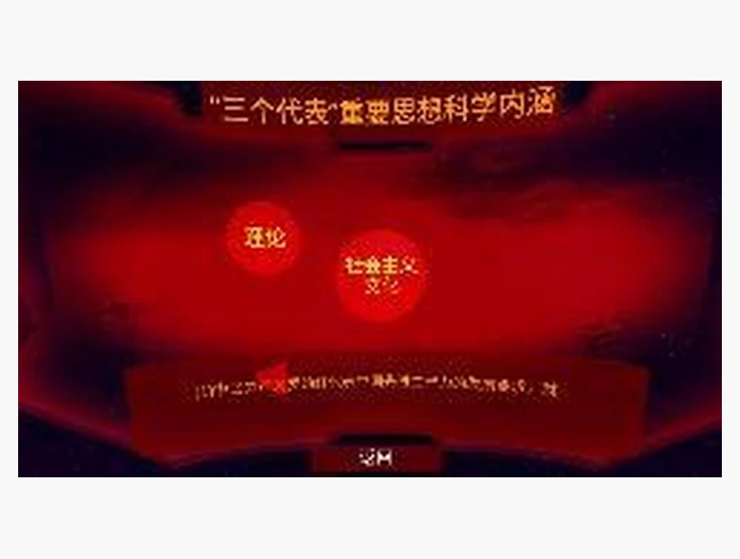 “三个代表”重要思想科学内涵｜产品参考图