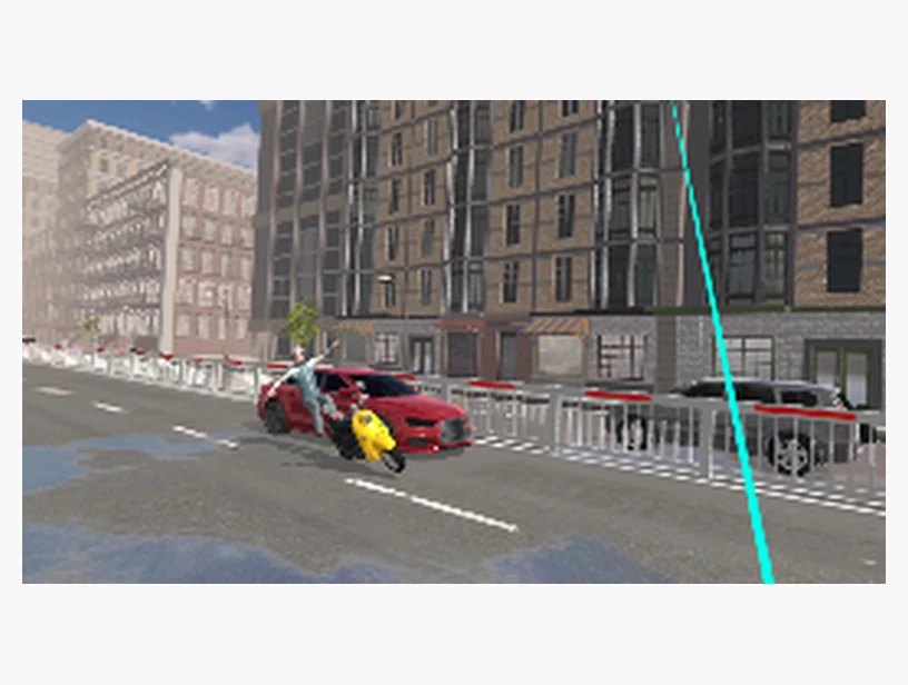 电动车占道VR体验｜产品参考图