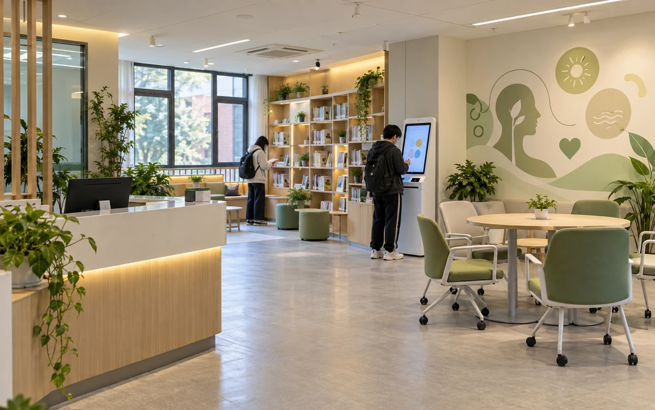 学校心理健康中心的综合公共服务区